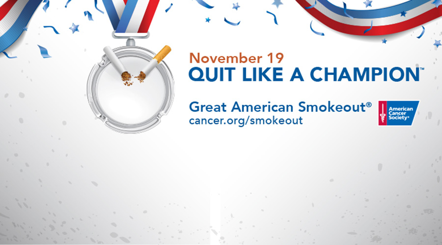 10 Ways to Promote the Great American Smokeout by Elements magazine | pbahealth.com